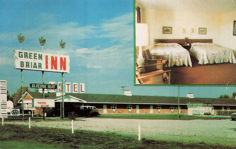 American Inn  (Green Briar Inn) - Vintage Postcard (newer photo)